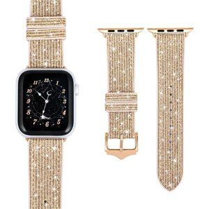 NEW Rose Gold Sparkle Glitter Apple Watch Band